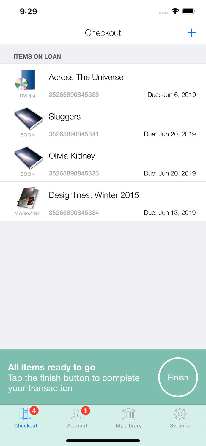 WSU Library Checkout