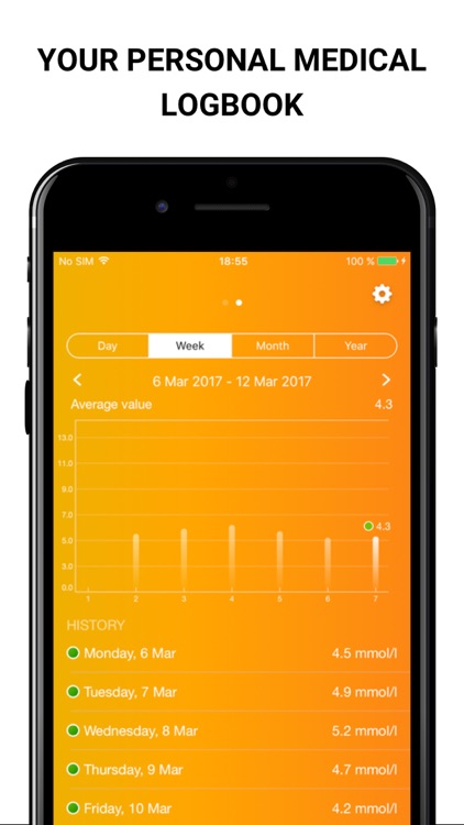 Diabetic - Glucose Logbook App screenshot-4