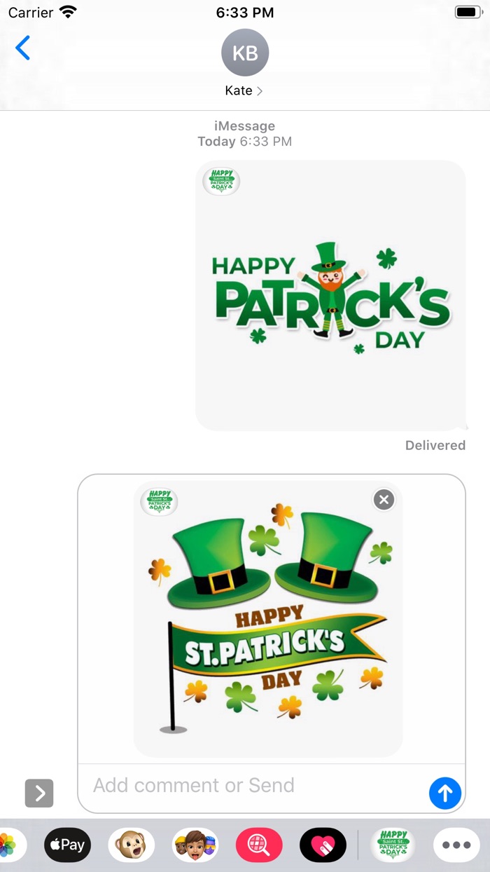 St Patrick Day Stickers