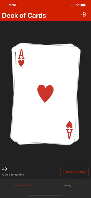 Deck of Cards - Virtual deck