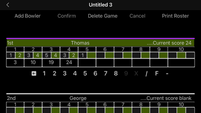 Bowling Roster screenshot 2