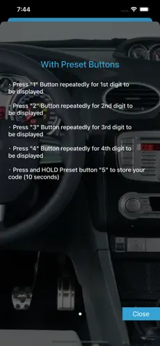 Screenshot 5 Radio Código for Ford V Serie iphone