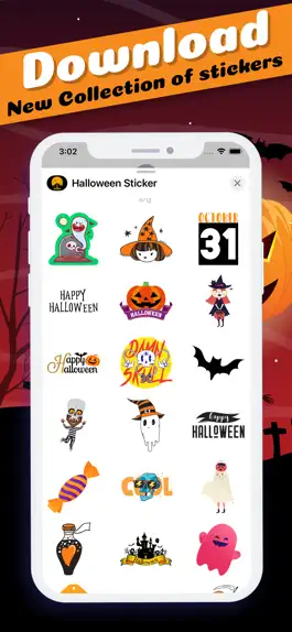 Game screenshot Halloween Stickers-Animated apk