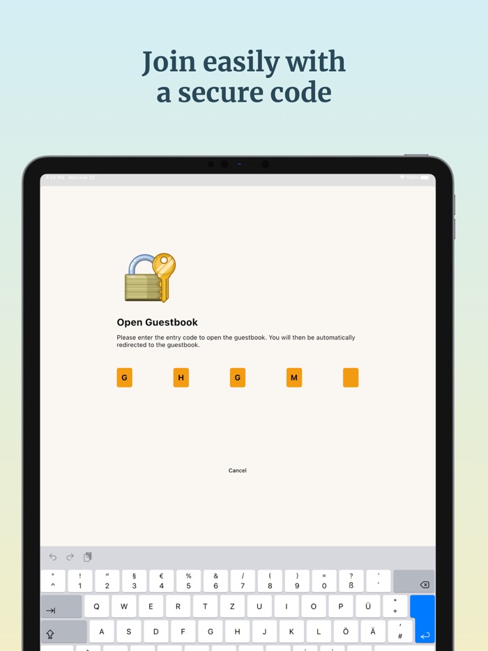 Take Part - Virtual Guestbook