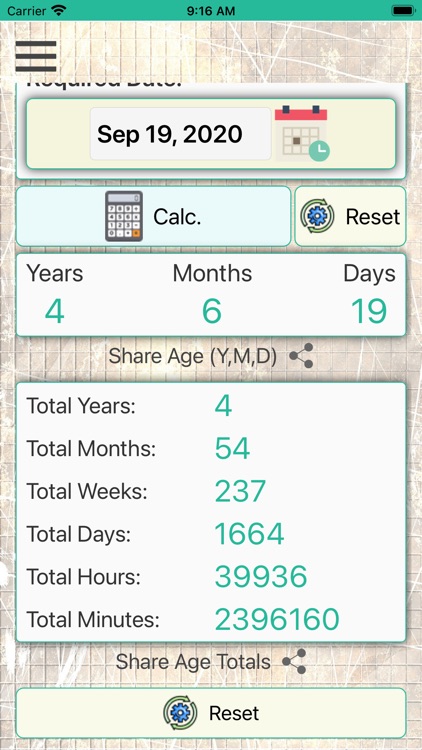 Age On Date Calculator App