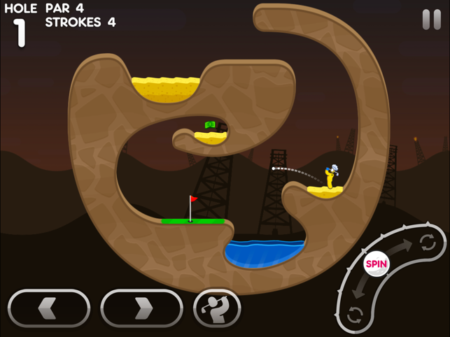 ‎Super Stickman Golf 3+ Screenshot