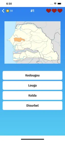 Game screenshot Senegal: Departments Quiz Game apk