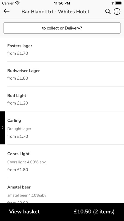 Bar Blanc Food & Drink