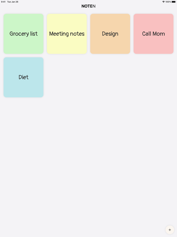 Noten - Quick Notes  Widgets