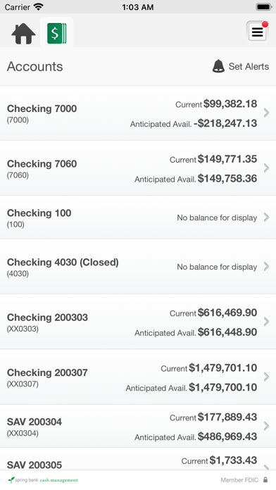 How to cancel & delete Spring Bank Cash Management from iphone & ipad 4