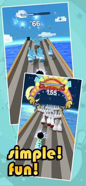 Bowling: Rolling 3D Balls(圖2)-速報App