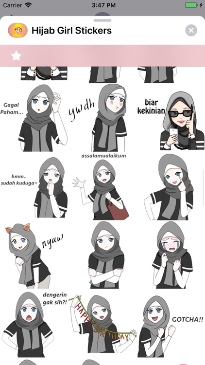 Hijab Girl Stickers screenshot-7