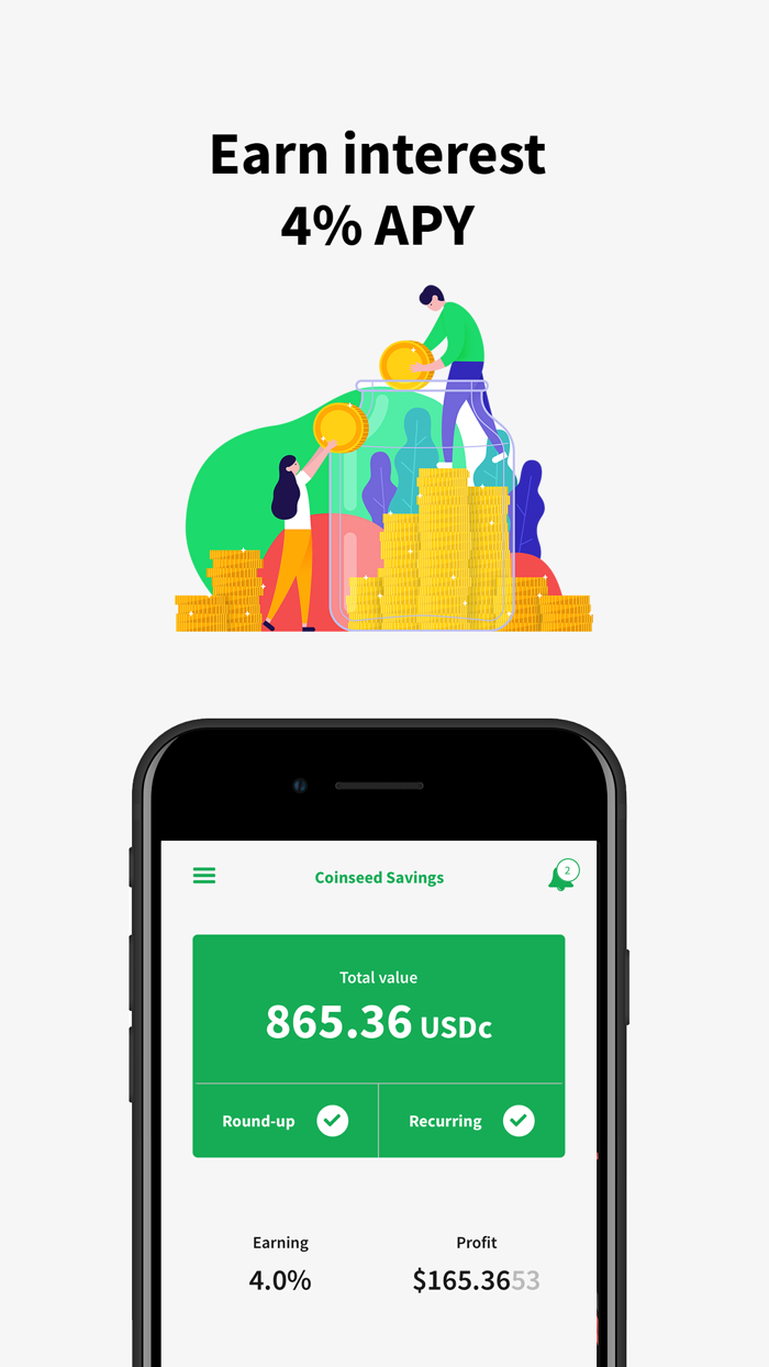 Coinseed Savings - Earn 4 APY