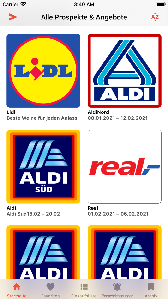 Alle Prospekte  Angebote