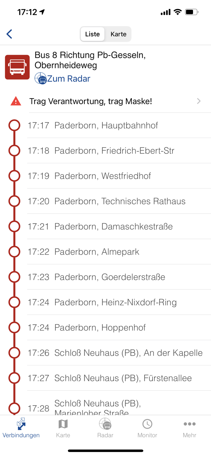 PaderSprinter Kompass