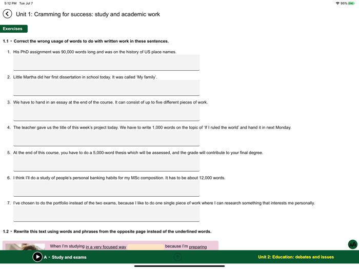 Voca in Use Advanced