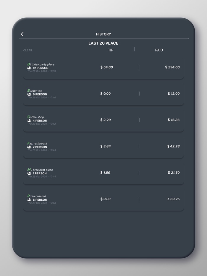 G.PIX Tip Calculation