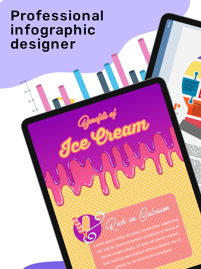 ‎InfoGraphic and Poster Creator Screenshot