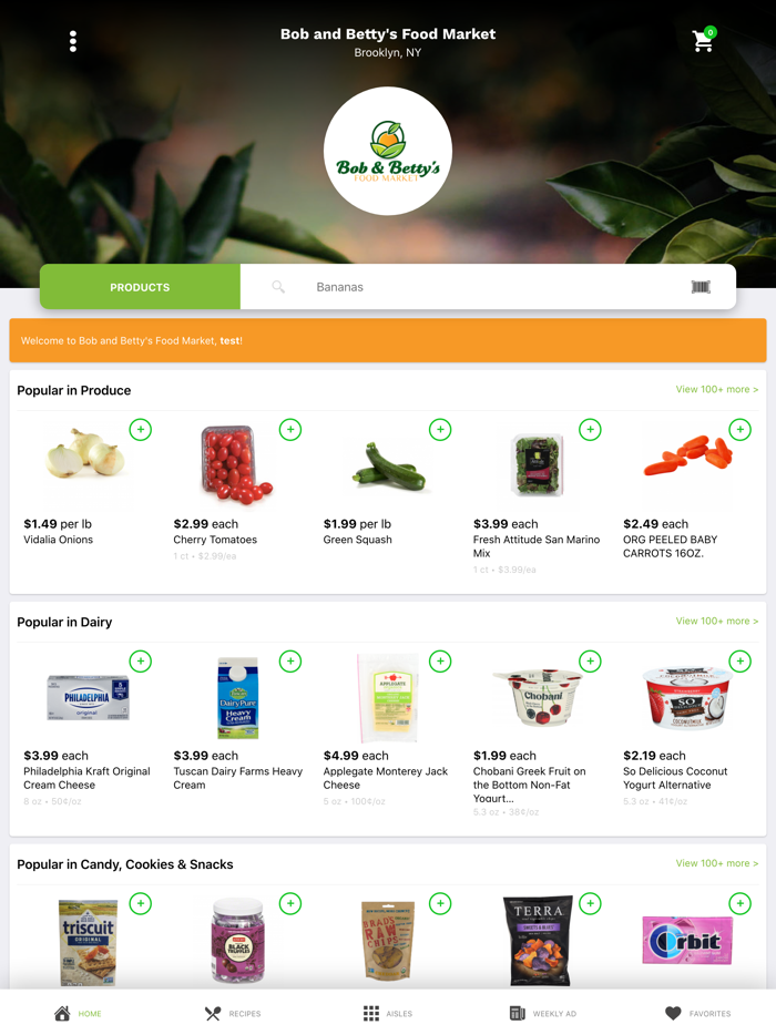 Bob and Bettys Food Market