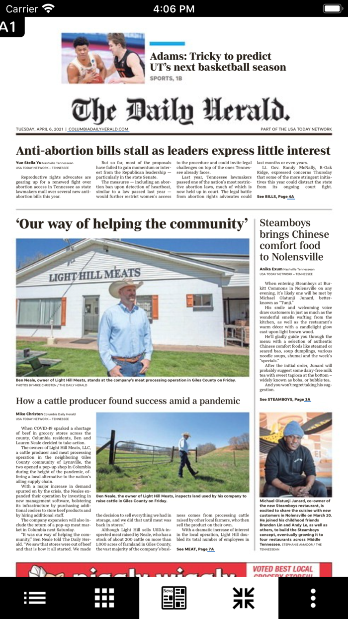 Columbia Daily Herald eEdition