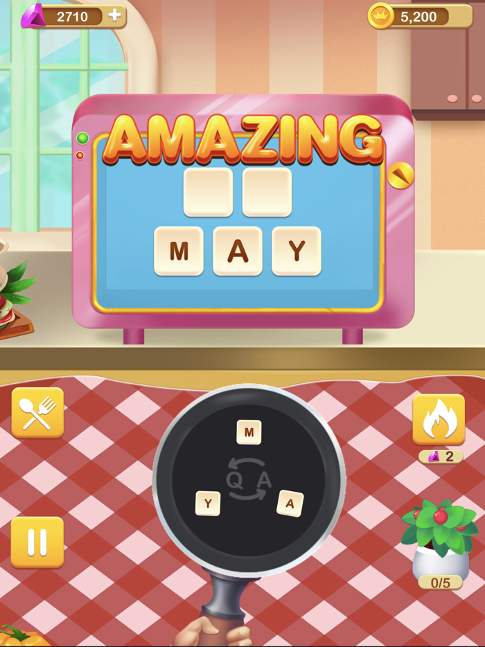 Cross Word-Tasty Food