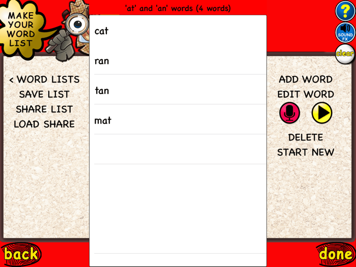My Word Sort For iPad