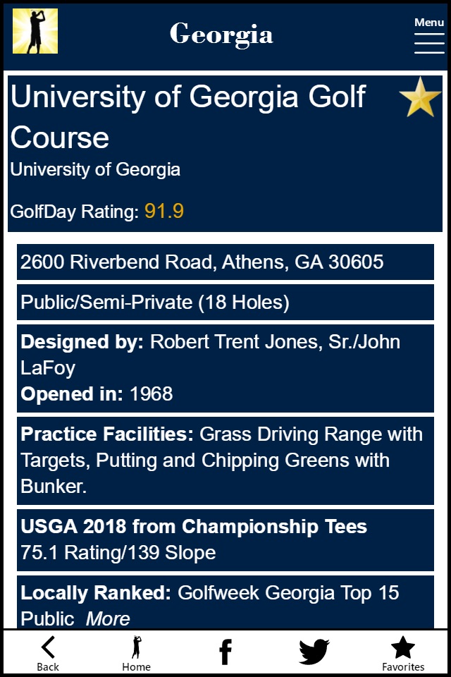 GolfDay Georgia screenshot 4