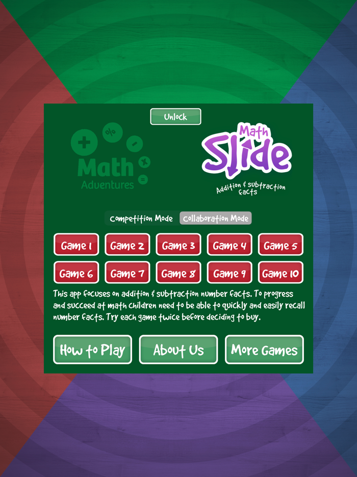 Math Slide add  subtract
