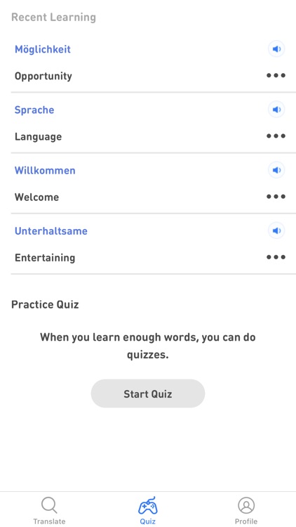 Translinguo: Language Learning