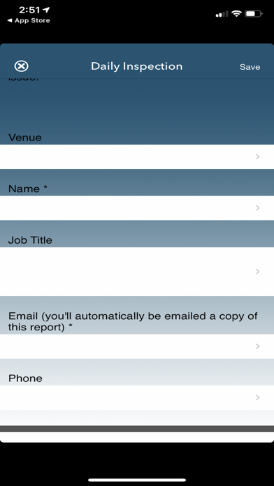 How to cancel & delete Safer Venue Inspections from iphone & ipad 1