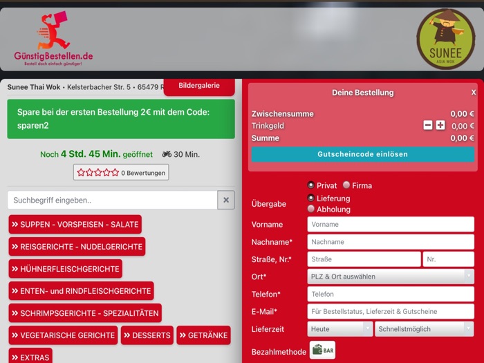 Sunee Thai Wok Raunheim