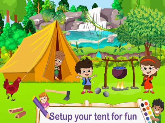 Pretend Play wildlife Camping screenshot 2