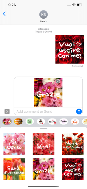 Flower Messaging for Italian(圖2)-速報App