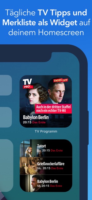 Tv Programm Tv Pro Im App Store