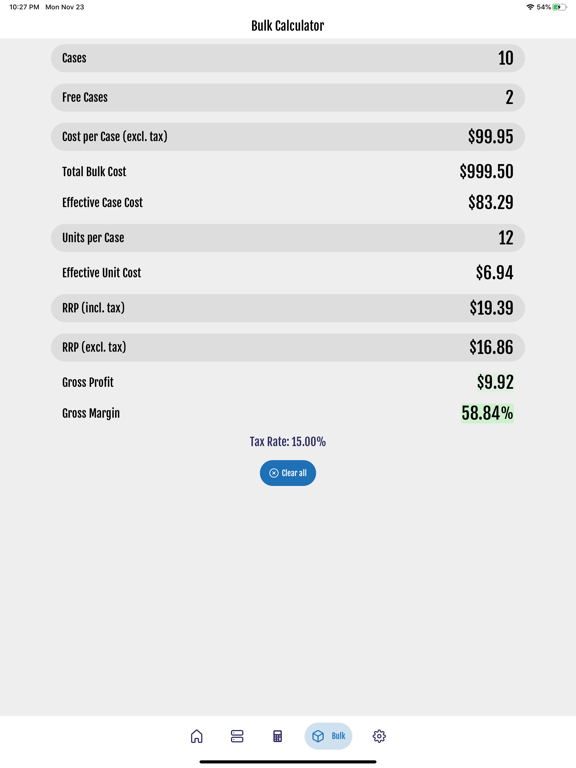 ieRetail Pro Calculator screenshot 3
