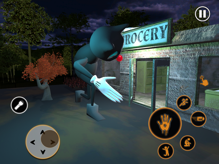 Cartoon Cat Scary Forest Game