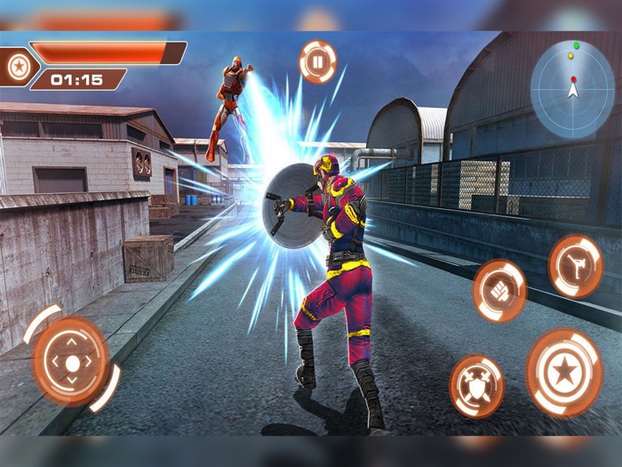 Captain Spider Hero Flying