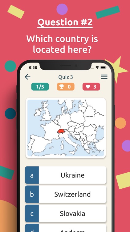 Europe Quiz: Flags & Capitals by Maksim Sirosh