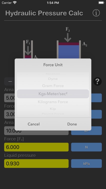 Hydraulic Pressure Calculator screenshot-3