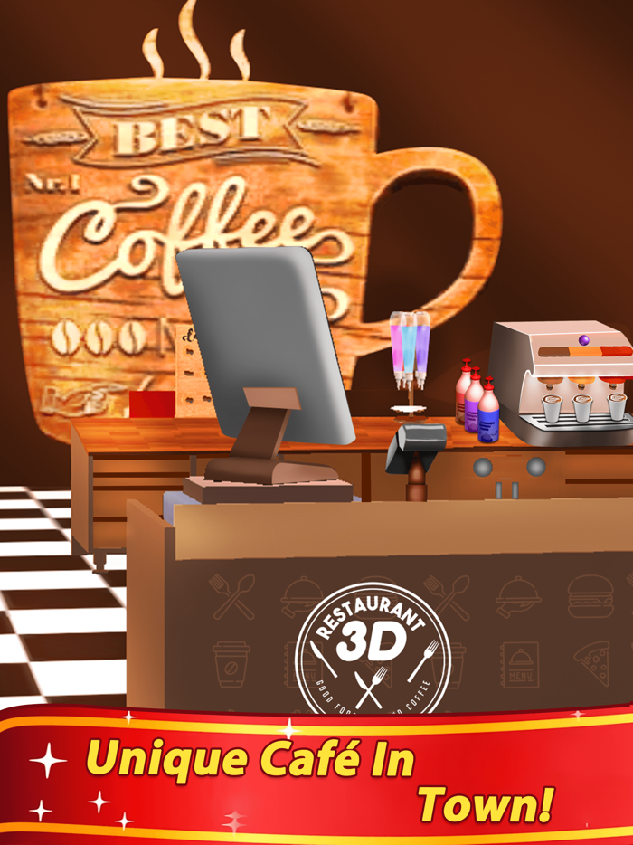 Restaurant 3D - Cashier Games