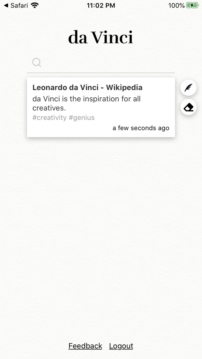 da Vinci Keep Your Creativity