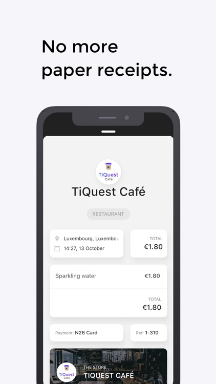 TiQuest - Receipts