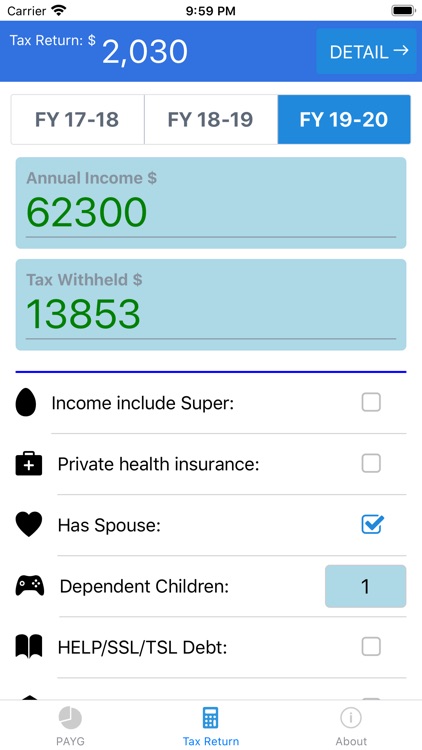 Tax Calculator 2020 ATO Rate screenshot-2