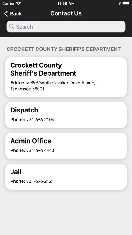 Crockett County Sheriff