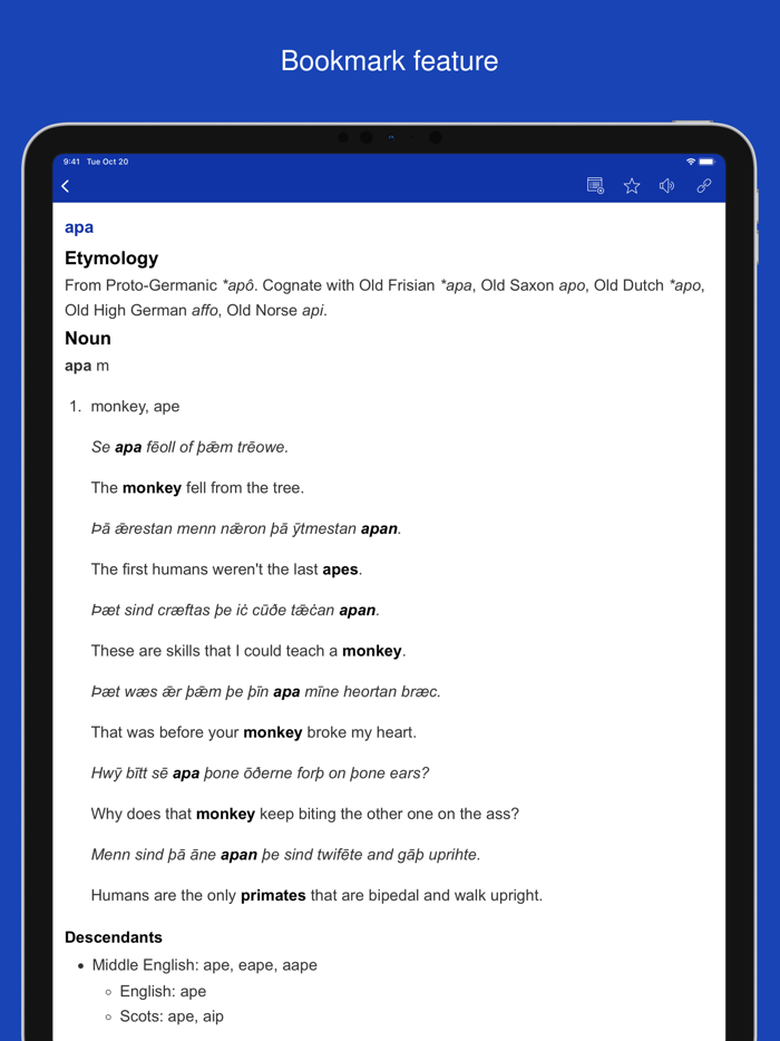 Old English Dictionary.