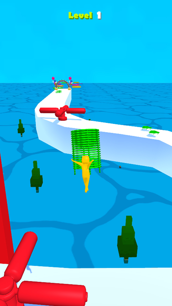 stack Trampoline jump