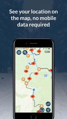 Game screenshot RideOnWYO SnowmobileTrails apk