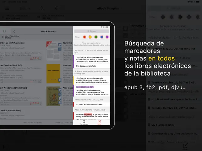 Imágen 3 tiReader: lector de eBooks iphone