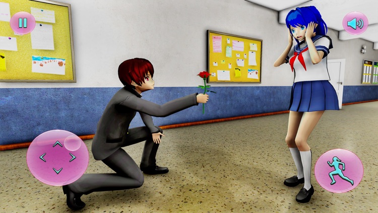 Anime School 3D Girl Simulator screenshot-3