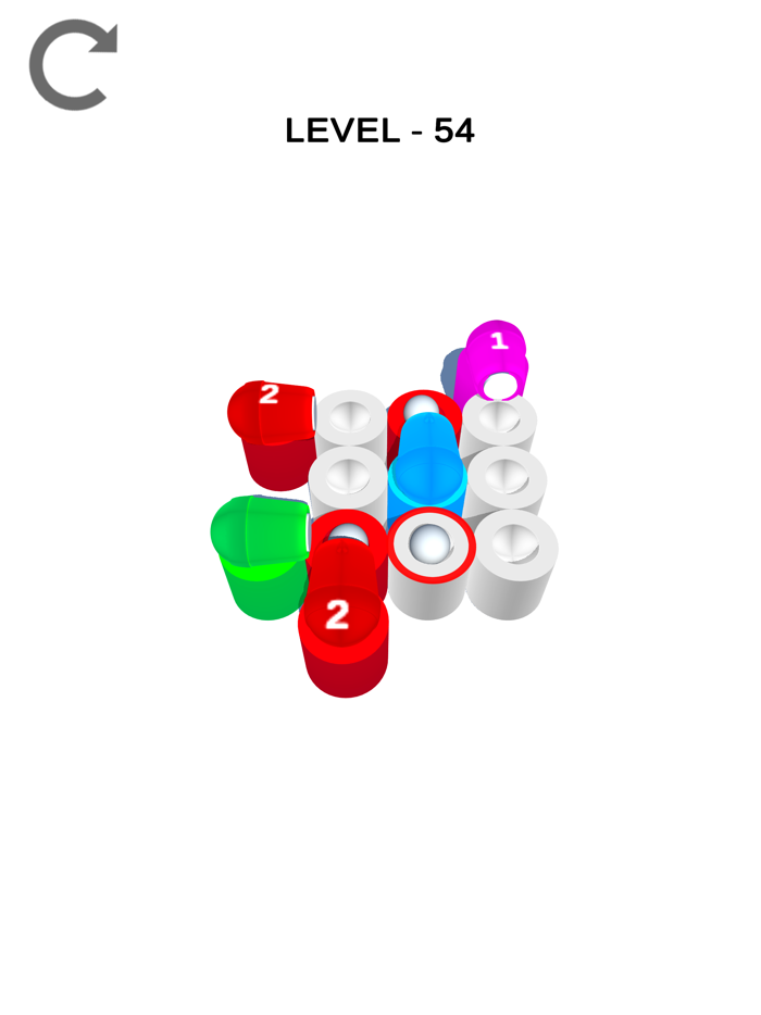 Color Thrower 3D - Roll Puzzle